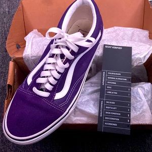Vans violet indigo size 8.5
